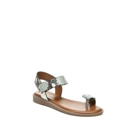 Womens Franco Sarto L-Geranio Multi-Color Snakeskin Sandals