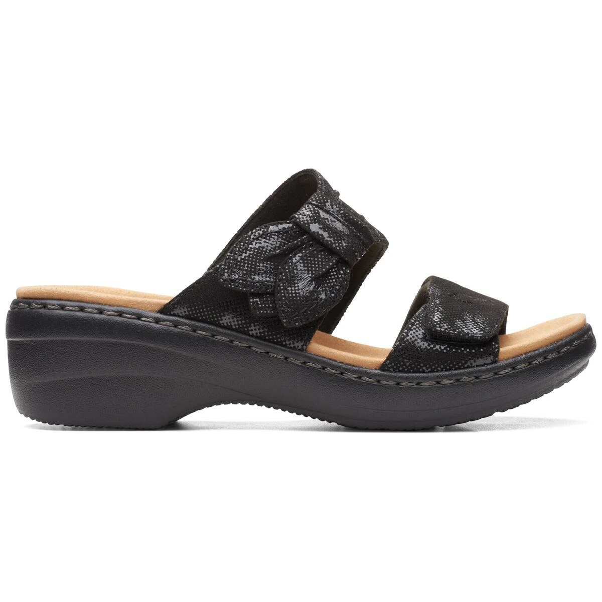 Womens Clarks® Collections Merliah Charm Slide Sandals - Image 2