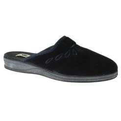 Womens Spring Step Josie Slip On Slippers - Navy