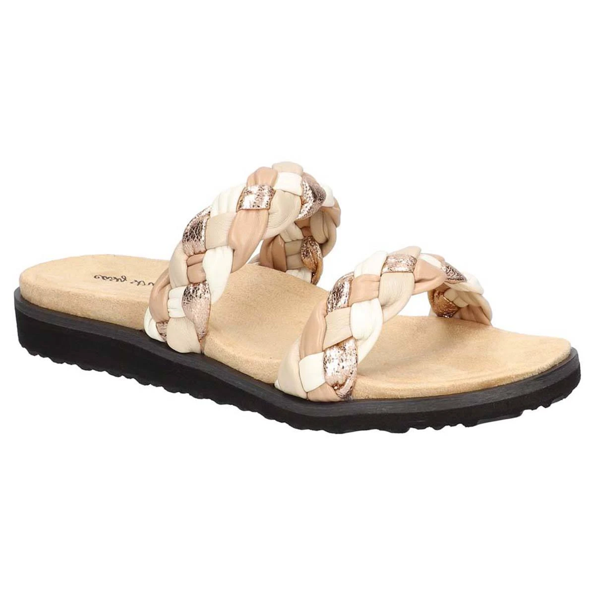Womens Easy Street Susi Woven Slide Sandals