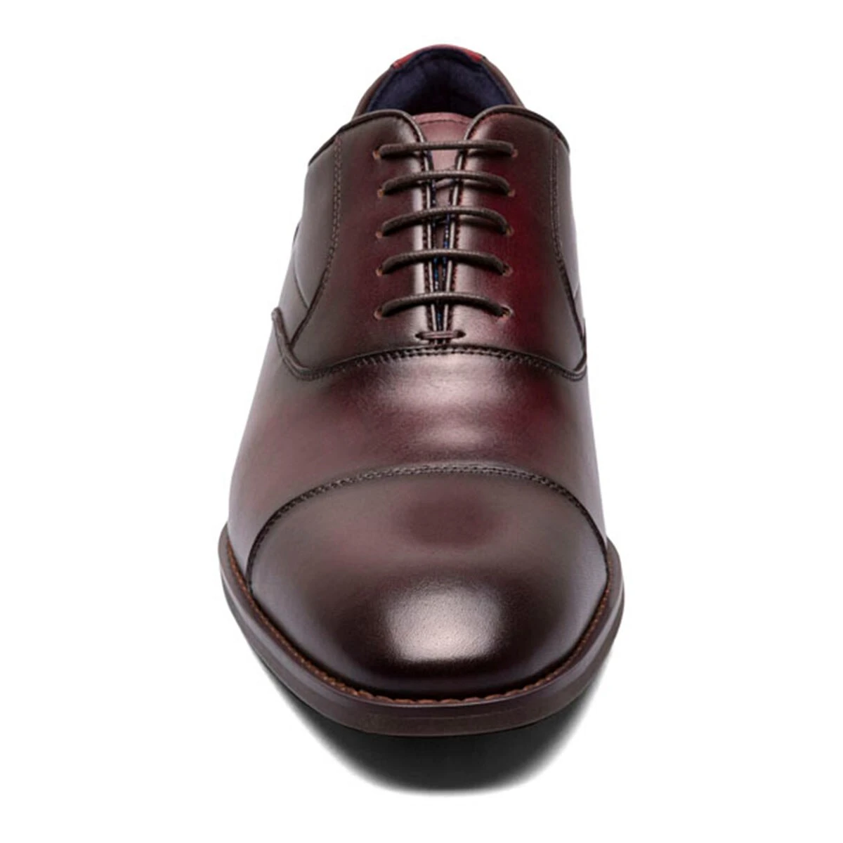 Dress Shoes Mens Stacy Adams Kallum Cap Toe Oxfords - Burgundy - Image 6