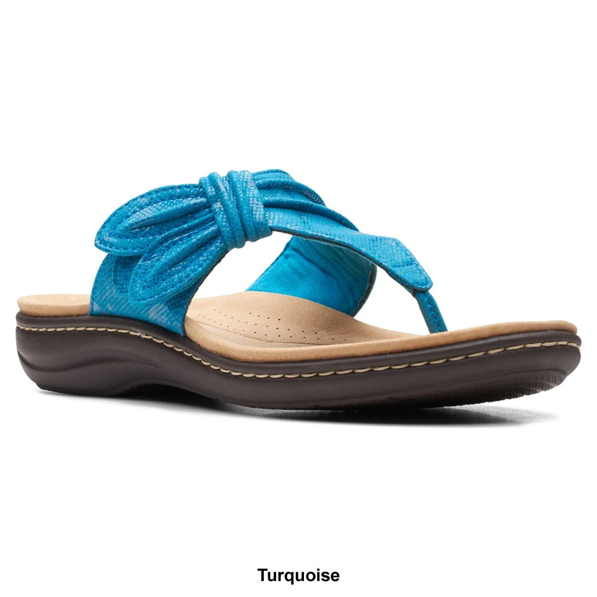 Womens Clarks® Collections Laurieann Rae Flip Flops Sandals - Image 7