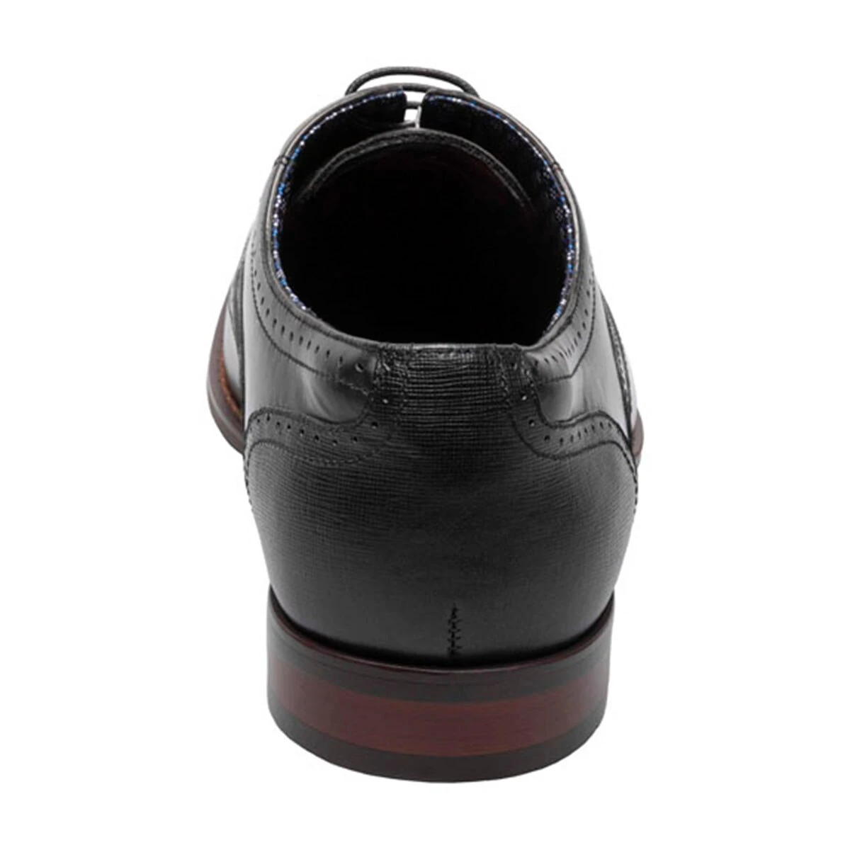 Dress Shoes Mens Stacy Adams Kaine Wingtip Oxfords - Black - Image 3