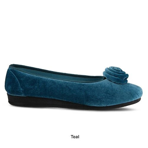 Womens Flexus® By Spring Step Roseloud Slip-On Ballet Slippers - Image 2