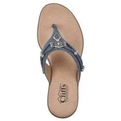 Sandals Womens Cliffs By White Mountain Bailee Denim Flip Flops -BEARPAW® Store 15917d62 c5ab 45c8 99e8 ad6cd6655263