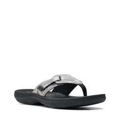 Sandals Womens Clarks® Cloudsteppers™ Brinkley Jazz Camo Flip Flops