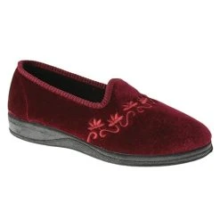 Womens Spring Step Jolly Loafer Slippers - Bordeaux