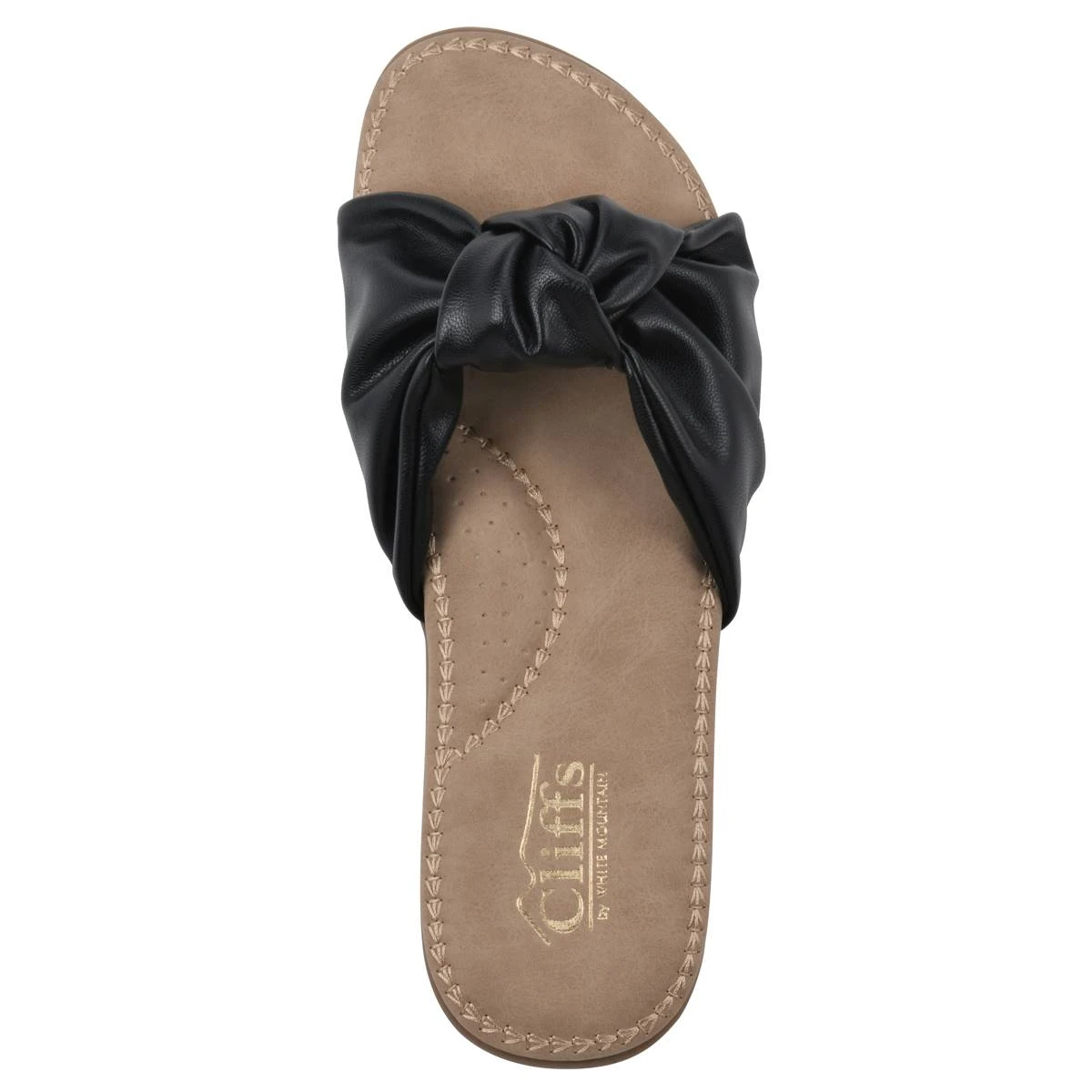 Womens Cliffs By White Mountain Fanciful Slide Sandals - Image 4