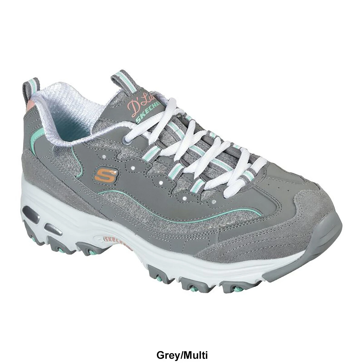 Womens Skechers D’ Lites Sparkling Rain Athletic Sneakers - Image 5