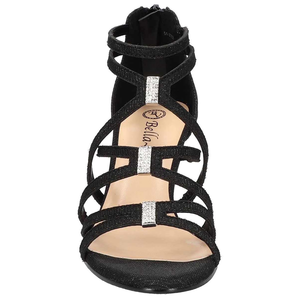 Womens Bella Vita Karlette Glitter Dress Sandals - Image 3