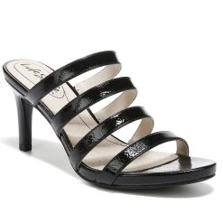 Womens LifeStride Marquee Faux Leather Strappy Sandals
