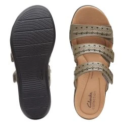 Womens Clarks® Collections Laurieann Cove Slide Sandals -BEARPAW® Store 28ae202e 2cd1 47aa 84b1 ac2d1e53473d