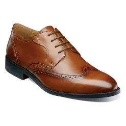 Dress Shoes Mens Stacy Adams Barlow Wingtip Oxfords - Brown