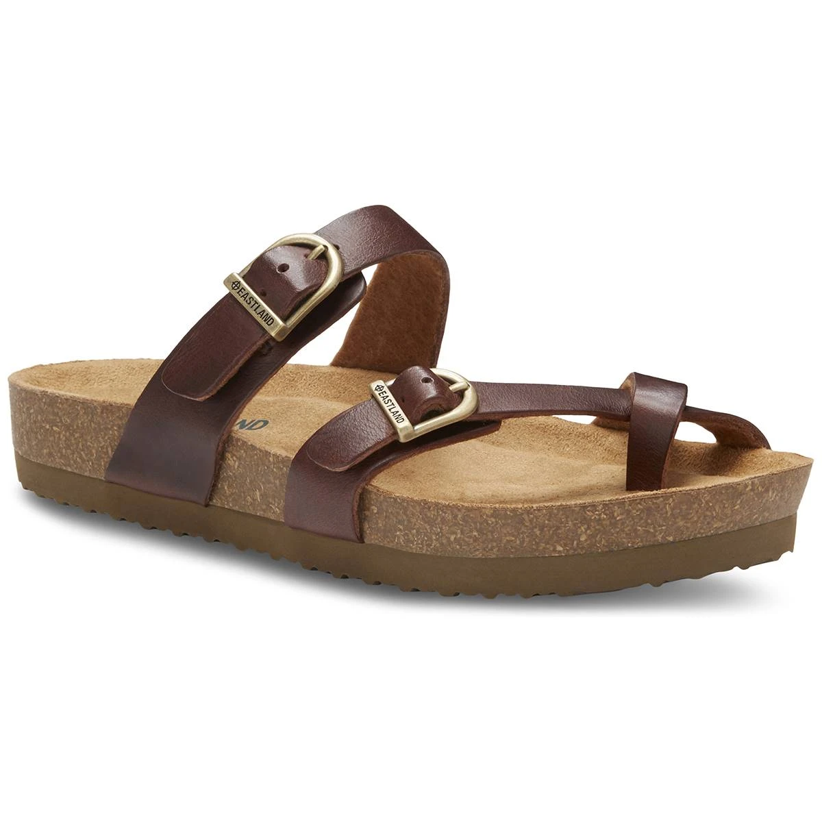 Womens Eastland Tiogo Leather Slide Sandals - Image 6