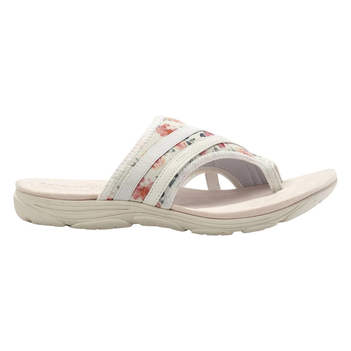 Womens Easy Spirit Lola 2 Comfort Thong Sandals - White - Image 2