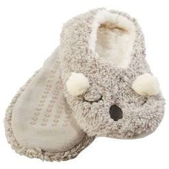 Slippers Womens Capelli New York Koala Bear Pull On Slipper Socks