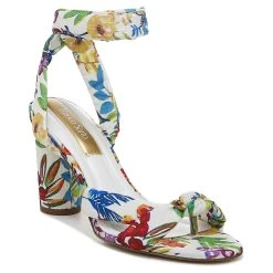 Womens Franco Sarto L-Oma Colorful Slingback Heeled Sandals