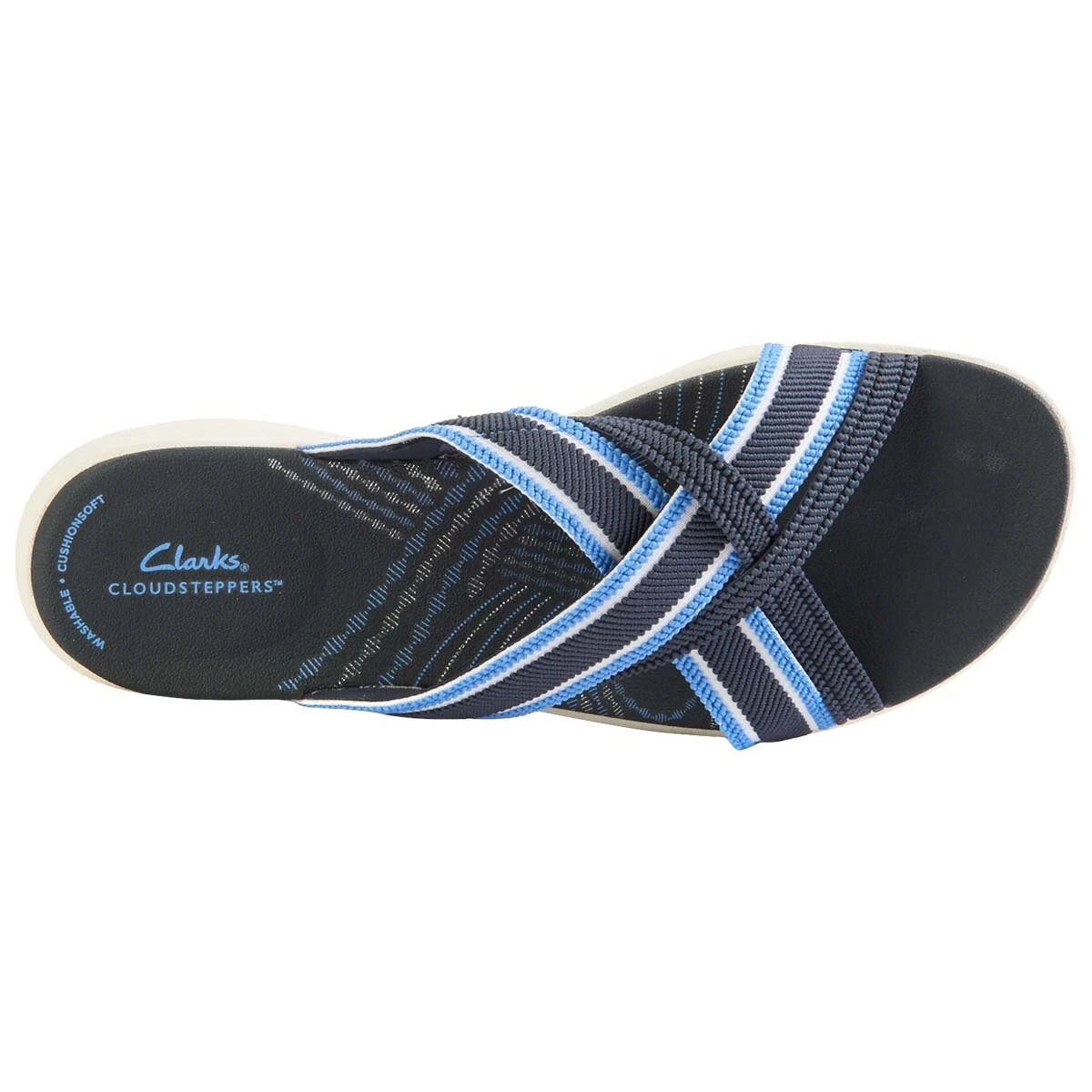 Womens Clarks® Cloudsteppers™ Mira Isle Slide Sandals - Image 4