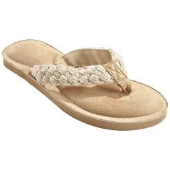 Sandals Womens Capelli New York Solid Braided Eva Thong Sandal