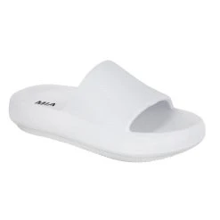 Womens Mia Lexa Slide Sandals - White