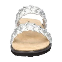 Womens Easy Street Susi Woven Metallic Slide Sandals -BEARPAW® Store 3a185534 e5d6 40b0 8515 e46b3010240d