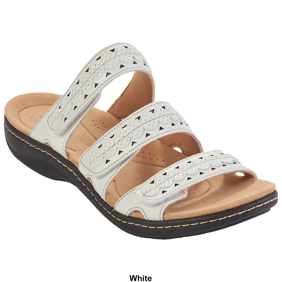 Womens Clarks® Laurieann Cove Strappy Slide Sandals - Image 6