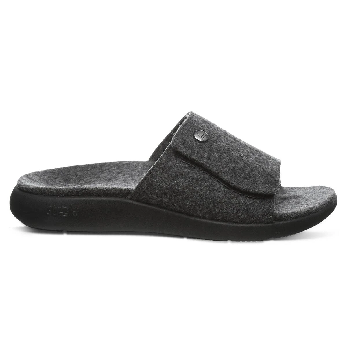 Womens Strole Den Solid Open-Toe Slippers - Image 2