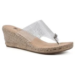 Womens White Mountain Beach VC Espadrille Sandals