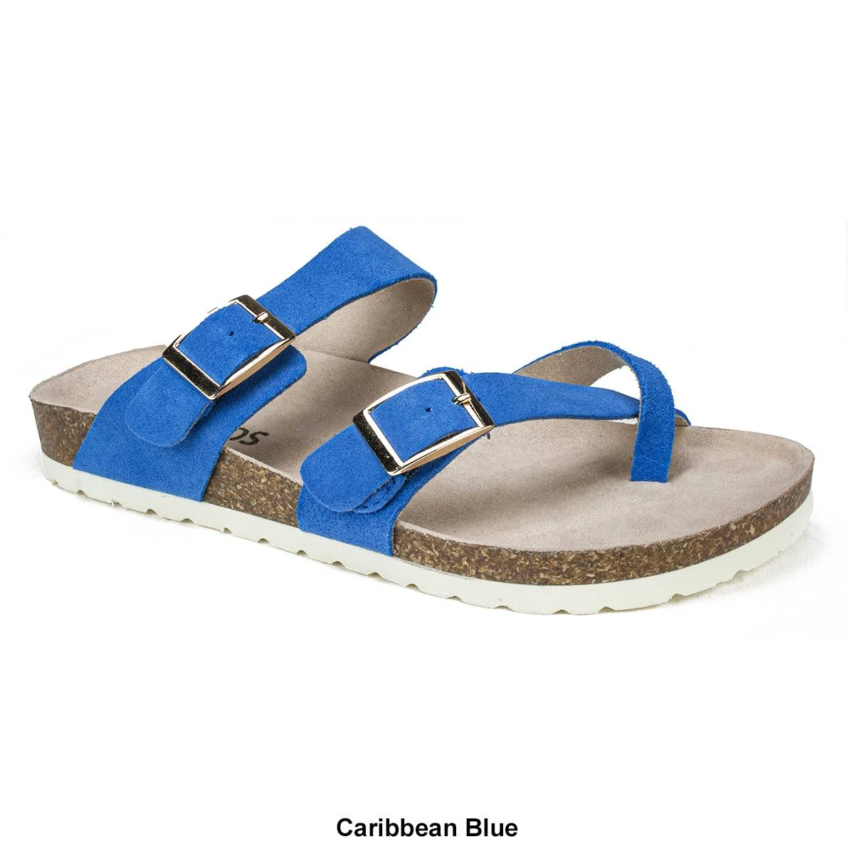 Womens White Mountain Gracie Slide Footbed Sandals - Image 7
