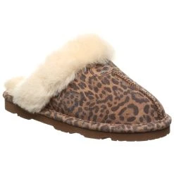 Womens BEARPAW® Loki Exotic Leopard Slippers