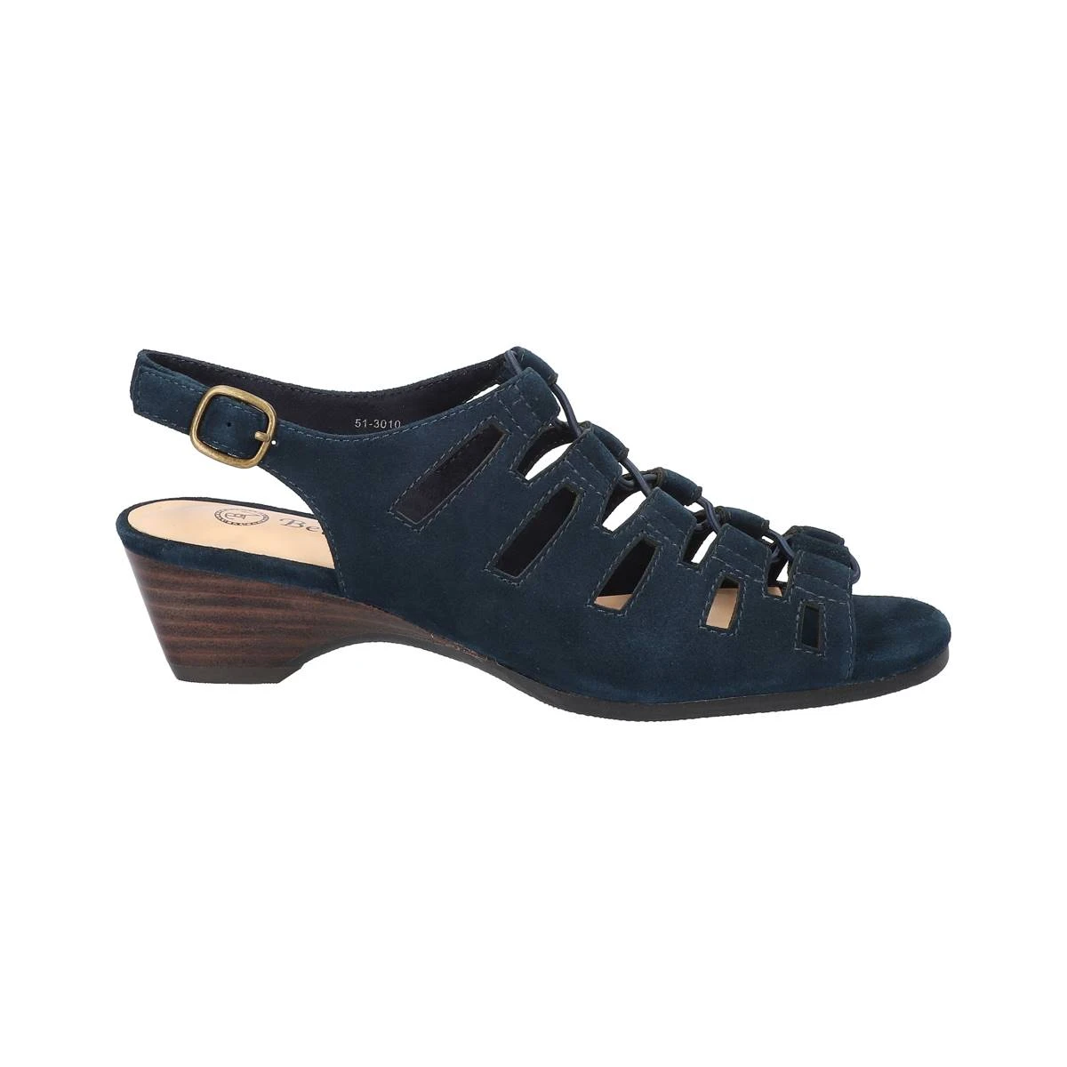 Womens Bella Vita Zamira Gladiator Slingback Suede Sandals - Image 2