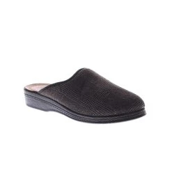 Mens Spring Step Linizio Slip On Slippers – Brown