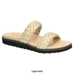 Womens Easy Street Susi Woven Metallic Slide Sandals -BEARPAW® Store 51a6df67 d03e 4b72 850c 30046ddf6b92