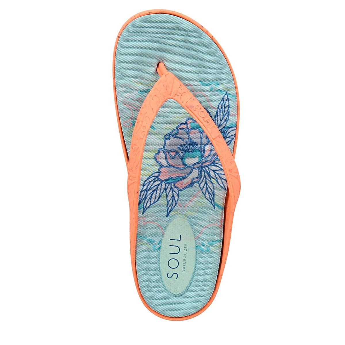 Womens Naturalizer Soul Affinity Post Flip Flop Sandals - Image 7