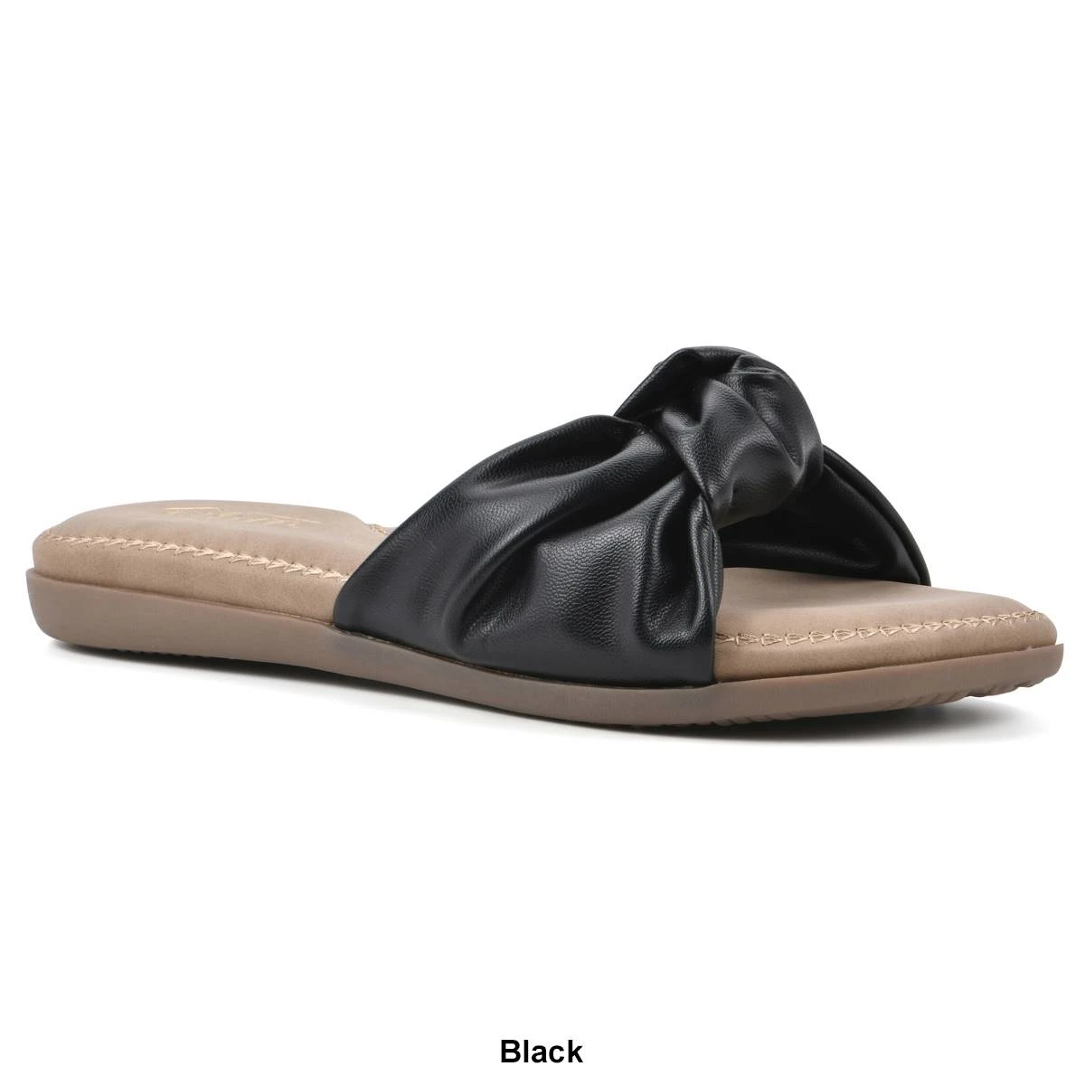 Womens Cliffs By White Mountain Fanciful Slide Sandals - Image 6