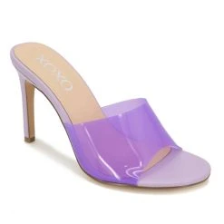 Womens XOXO Blessing Band High Heel Slide Sandals