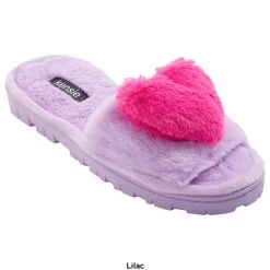 Womens Kensie Faux Fur Slide Slippers With Heart -BEARPAW® Store 597af7bf 5579 4952 ac68 b66f663f8b16