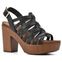 Womens White Mountain Alliance Strappy Platform Sandals