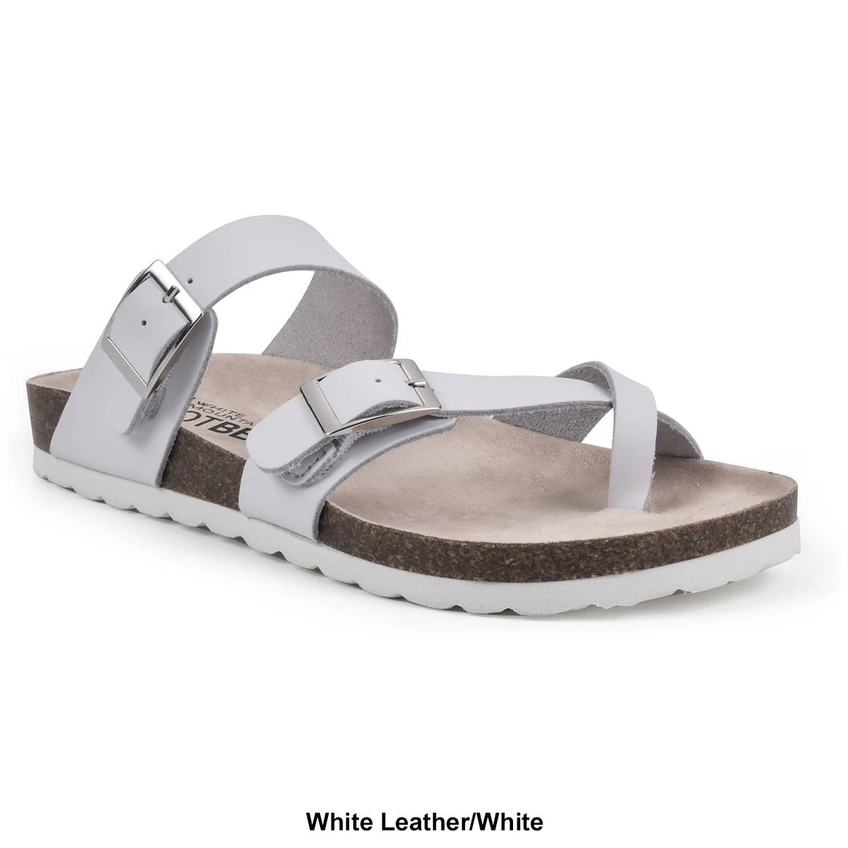 Womens White Mountain Gracie Slide Footbed Sandals - Image 6