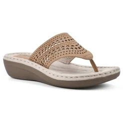 Sandals Womens Cliffs By White Mountain Compact Flip Flops