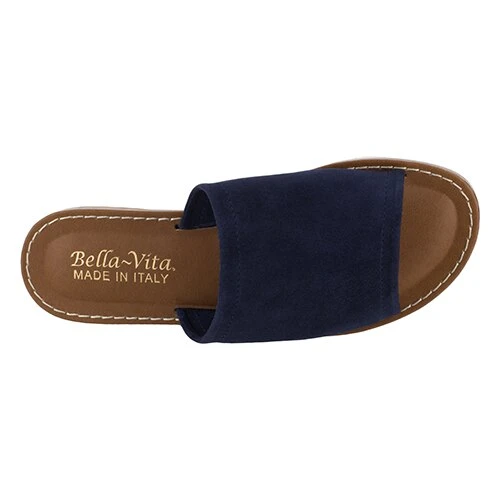 Womens Bella Vita Ros-Italy Suede Slide Sandals - Image 5