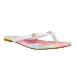 Womens GBG Los Angeles Bayla Flip Flop Sandals - White