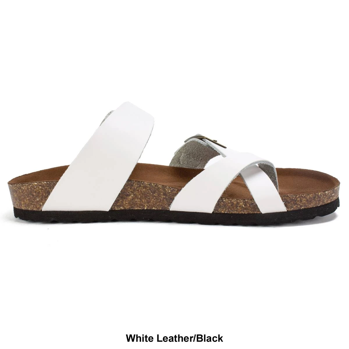 Womens White Mountain Gracie Slide Footbed Sandals - Image 2