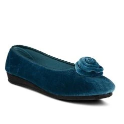 Womens Flexus® By Spring Step Roseloud Slip-On Ballet Slippers