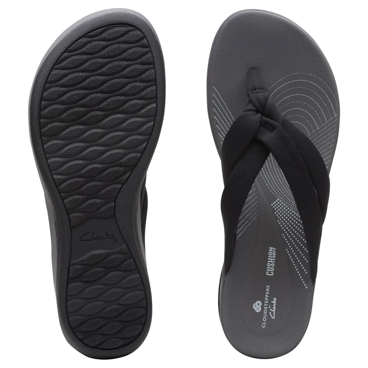 Womens Clarks® Cloudsteppers™ Arla Kaylie Flip Flops Sandals - Image 6