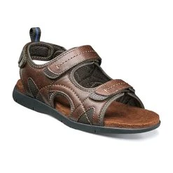 Mens Nunn Bush Rio Grande Three Strap Sandals