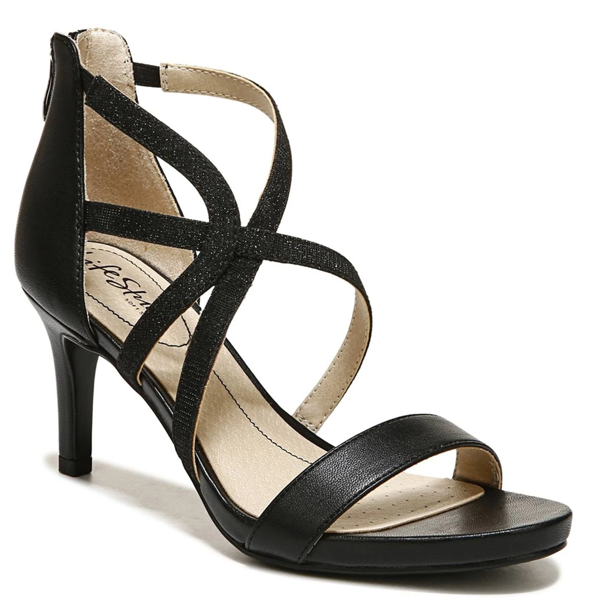 Womens LifeStride Masquerade Sparkly Strappy Sandals