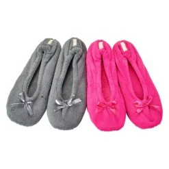 Womens Gold Toe® 2pk. Ballerina Slippers
