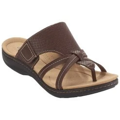 Womens Clarks® Laurieann Edge Slide Sandals