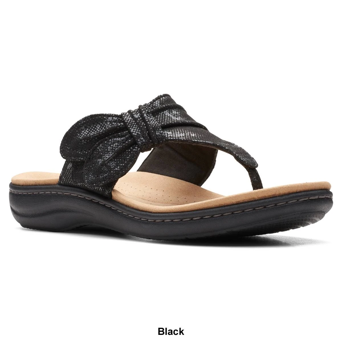 Womens Clarks® Collections Laurieann Rae Flip Flops Sandals - Image 8
